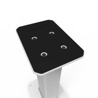 Kanto SX22W 22" Tall Fillable Speaker Stands with Isolation Feet - Pair, White Kanto