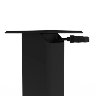 Kanto SX26 26" Tall Fillable Speaker Stands with Isolation Feet - Pair, Black Kanto