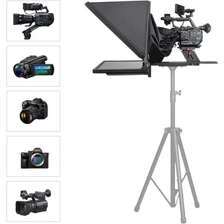 Desview T15 Teleprompter Set with 15" Self-Reversing Monitor