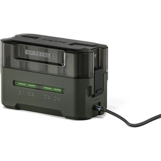 Tilta NP-FZ100 Kit with 4 Batteries and 4-Bay USB Charger (Green)