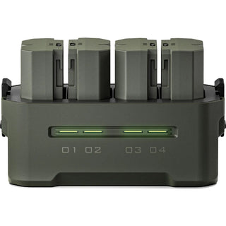 Tilta NP-FZ100 Kit with 4 Batteries and 4-Bay USB Charger (Green)
