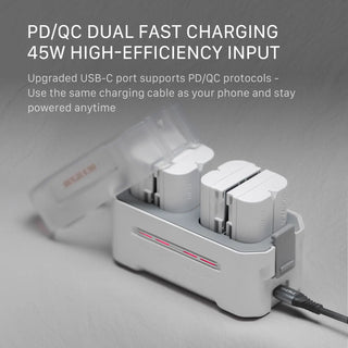 Tilta Portable Charging Station for NP-FZ100 Batteries (Off-White)