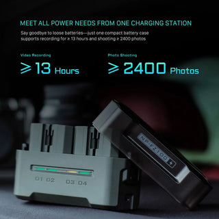 Tilta Portable Charging Station for NP-FZ100 Batteries (Off-White)