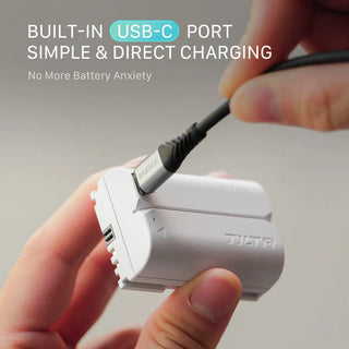 Tilta LP-E6P USB-C Battery (2400mAh, Off White)