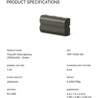 Tilta NP-F550 Battery (3500mAh)