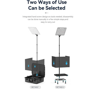 Desview TP300 Portable HDMI/SDI Teleprompter with High-Bright Monitor (19")