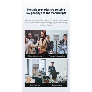 Desview TP300 Portable HDMI/SDI Teleprompter with High-Bright Monitor (19")