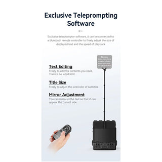Desview TP300 Portable HDMI/SDI Teleprompter with High-Bright Monitor (19")