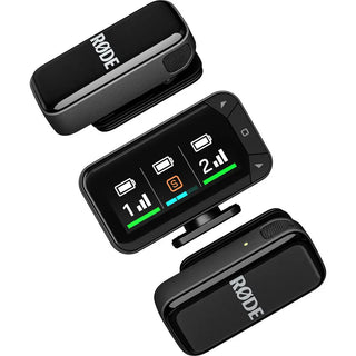 RODE Wireless Micro Camera Kit 2-Person Ultracompact Wireless Microphone Pro System for Cameras and Mobile Devices