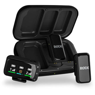 RODE Wireless Micro Camera Kit 2-Person Ultracompact Wireless Microphone Pro System for Cameras and Mobile Devices