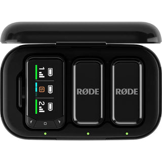 RODE Wireless Micro Camera Kit 2-Person Ultracompact Wireless Microphone Pro System for Cameras and Mobile Devices