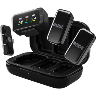 RODE Wireless Micro 2-Person Ultracompact Wireless Microphone Pro System for Cameras and Mobile Devices
