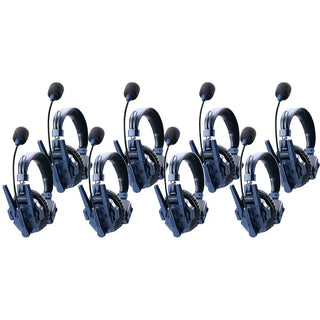 Synco Xtalk Master Intercom System with 8 Single-Ear Headsets