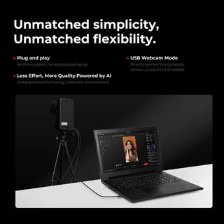 YoloLiv YoloCam S7 Streaming Camera + 18mm f/1.4 Micro Four Thirds Lens Kit