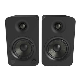 Kanto YU4 140W Powered Bookshelf Speakers with Bluetooth and Phono Preamp - Pair, Matte Black Kanto