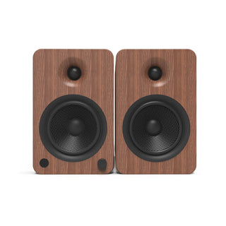 Kanto YU6 200W Powered Bookshelf Speakers with Bluetooth and Phono Preamp - Pair, Walnut Kanto