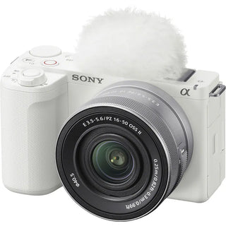 Sony ZV-E10 White with 16-50mm f/3.5-5.6 OSS II Lens Compact System Camera