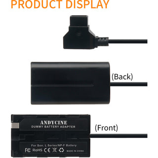 ANDYCINE D-Tap to Sony NP-F L-Series Dummy Battery