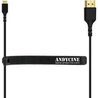 ANDYCINE Reflex Ultra-Thin High-Speed Micro-HDMI to HDMI Cable with Ethernet (75cm)