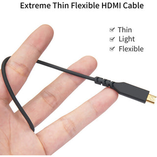 ANDYCINE Reflex Ultra-Thin High-Speed Micro-HDMI to HDMI Cable with Ethernet (75cm)