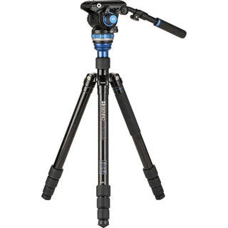 Benro A3883 Reverse-Folding Aluminium Travel Tripod with S6Pro Fluid Video Head