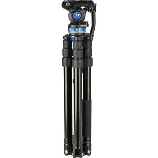 Benro A3883 Reverse-Folding Aluminium Travel Tripod with S6Pro Fluid Video Head