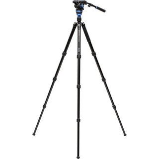 Benro A3883 Reverse-Folding Aluminium Travel Tripod with S6Pro Fluid Video Head