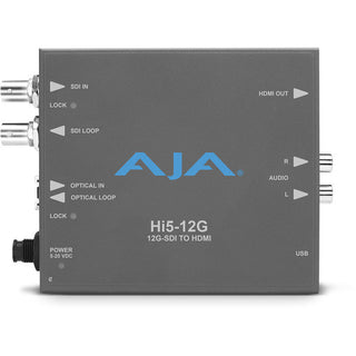 AJA Hi5-12G 12G-SDI to HDMI 2.0 Mini-Converter