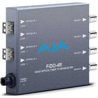 AJA FiDO-4R 4-channel Optical Fiber to 3G-SDI Converter