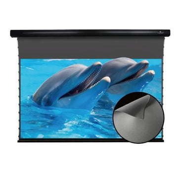 VIVIDSTORM Slimline ALR Obsidian Motorised Long Throw Projector Screen (84")