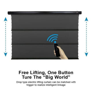VIVIDSTORM Slimline ALR Obsidian Motorised Long Throw Projector Screen (84")