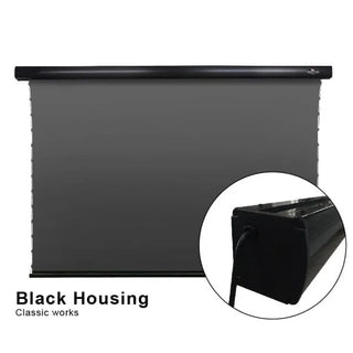 VIVIDSTORM Slimline ALR Obsidian Motorised Long Throw Projector Screen (84")