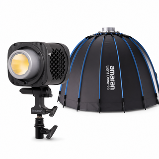 amaran Halo 300x Bi-Colour LED Monolight with Aputure Quick Dome 90 Kit