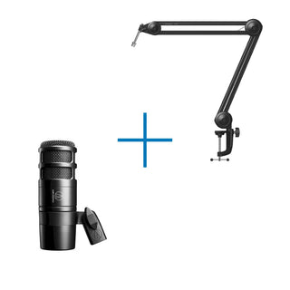 Audio-Technica AT2040 Hypercardioid Dynamic Mic + AT8700 Boom Arm Bundle