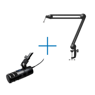 Audio-Technica AT2040USB + AT8700 Boom Arm TEST Bundle Videoguys Kit