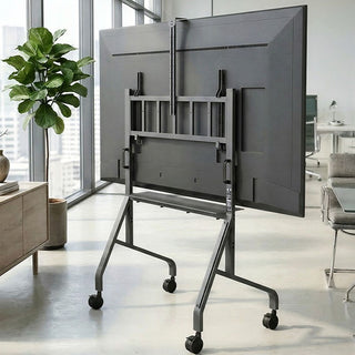 Atdec AD-TVC-125 Heavy Duty Mobile AV Cart for TVs and Displays (Max Vesa 1100x600, 125kg Payload, 65"-115" Displays)