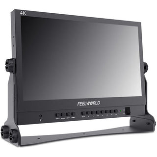 FeelWorld ATEM156 4K 15.6" Quad-Split Monitor with 4 x HDMI I/O for Switchers