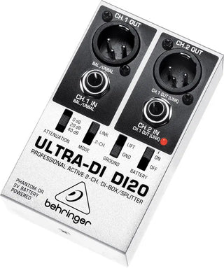 Behringer Ultra-DI DI20 Professional Active 2-Channel DI-Box/Splitter