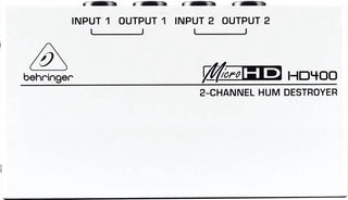 Behringer MicroHD HD400 Ultra-Compact 2-Channel Hum Destroyer