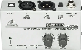 Behringer Micromon MA400 Ultra-Compact Monitor Headphone Amplifier