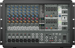 Behringer PMP1680S 1600-Watt 10-Channel Powered Mixer with Dual Multi-FX Processor