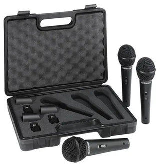 Behringer Ultravoice XM1800S Microphone pack (3 Pack in case)