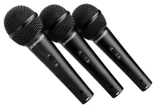 Behringer Ultravoice XM1800S Microphone pack (3 Pack in case)