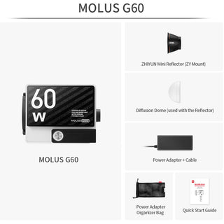 Zhiyun MOLUS G60 Bi-Colour Mini COB Monolight