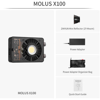 Zhiyun MOLUS X100 Bi-Colour Pocket COB Monolight