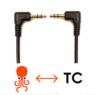 Tentacle Sync Tentacle to DSLR 3.5mm Mini-Jack Cable (Right Angle, 30cm)