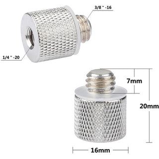 Rockn 1/4"-20 Female to 3/8"-16 Male Screw Adapter for Tripod Camera Plates