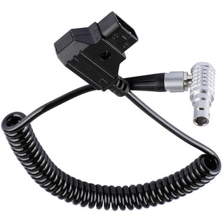 Rockn D-Tap to Right Angle 2-Pin LEMO Cable (Coiled)