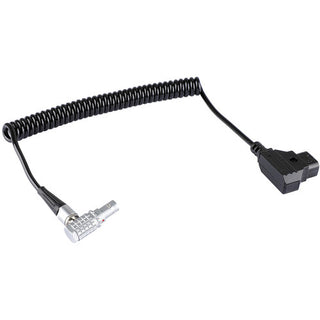 Rockn D-Tap to Right Angle 2-Pin LEMO Cable (Coiled)