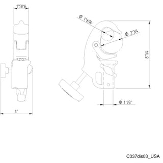 Avenger C337 Quick Action Junior Clamp